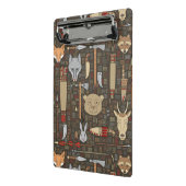 Mini Porte-bloc Motif ethnique de chasse (Angle2)