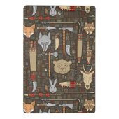 Mini Porte-bloc Motif ethnique de chasse (Dos)