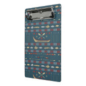 Mini Porte-bloc Motif ethnique de pêche (Angle2)