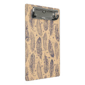 Mini Porte-bloc Motif ethnique d'ensemble de plume (Incliné)