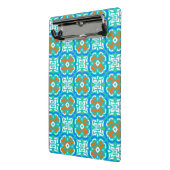 Mini Porte-bloc Motif ethnique turquoise (Angle2)