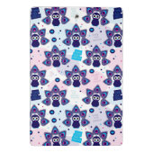 Mini Porte-bloc motif exotique de paon de l'Inde (Dos)