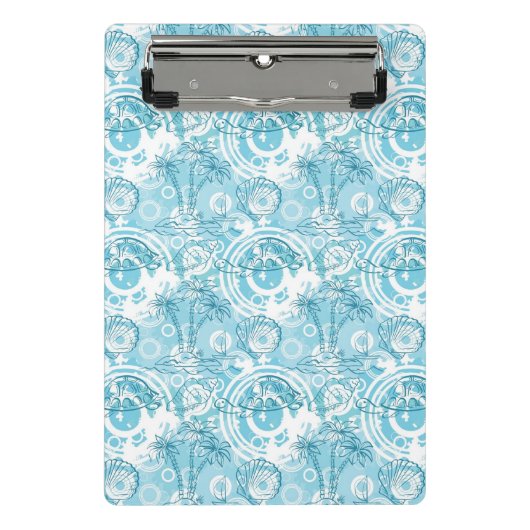 Mini Porte-bloc motif exotique d'océan (Devant)