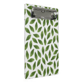 Mini Porte-bloc Motif Feuille couleur vert foncé (Incliné)
