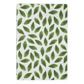 Mini Porte-bloc Motif Feuille couleur vert foncé (Dos)