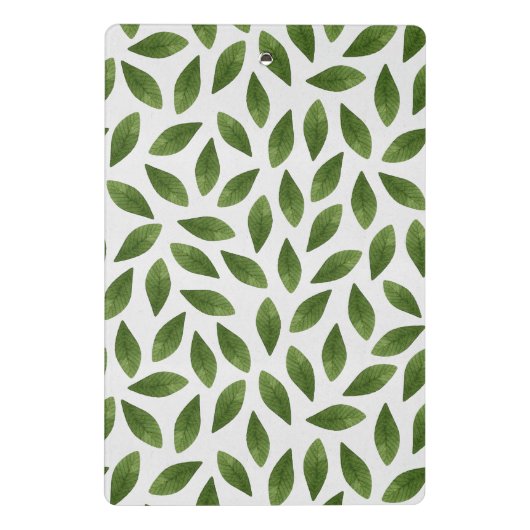 Mini Porte-bloc Motif Feuille couleur vert foncé (Dos)
