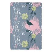 Mini Porte-bloc Motif floral (Dos)