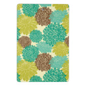 Mini Porte-bloc Motif floral 12 (Dos)