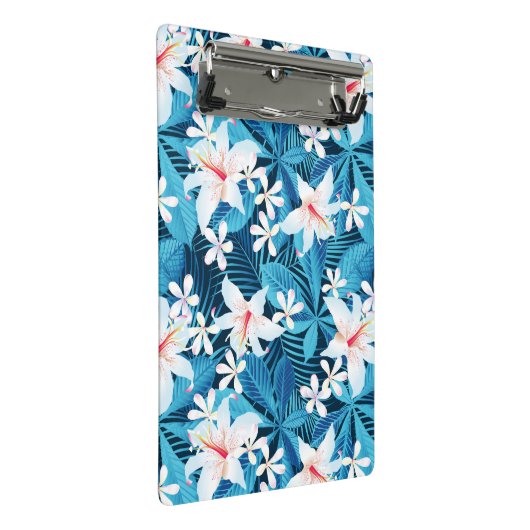 Mini Porte-bloc Motif floral 2 de ketmie tropicale (Incliné)