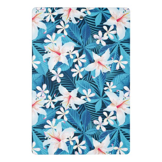 Mini Porte-bloc Motif floral 2 de ketmie tropicale (Dos)