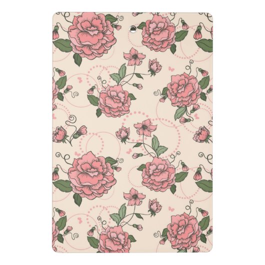 Mini Porte-bloc Motif floral 5 (Dos)