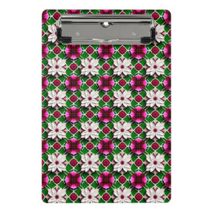 Mini Porte-bloc Motif floral avec des fleurs colorées