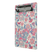 Mini Porte-bloc Motif floral avec l'oiseau et le papillon (Angle2)