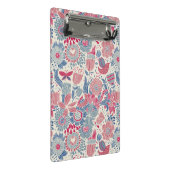 Mini Porte-bloc Motif floral avec l'oiseau et le papillon (Incliné)