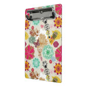 Mini Porte-bloc Motif floral dans le rétro style (Angle2)