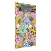 Mini Porte-bloc Motif floral dans le rétro style 3 (Incliné)