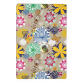 Mini Porte-bloc Motif floral dans le rétro style 3 (Dos)