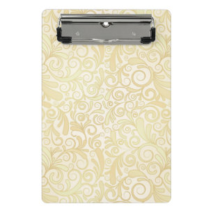 Mini Porte-bloc Motif floral de feuille d'or