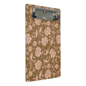 Mini Porte-bloc Motif floral de rose et de brun (Incliné)