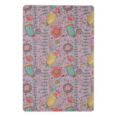 Mini Porte-bloc Motif floral élégant avec des fleurs (Dos)