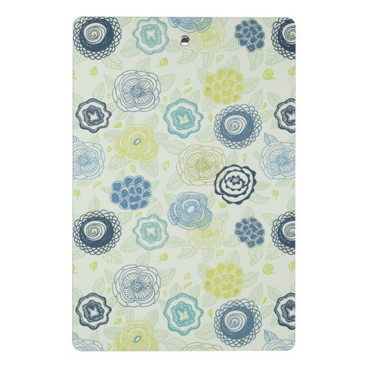 Mini Porte-bloc Motif floral élégant avec les fleurs mignonnes (Dos)