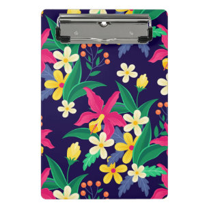 Mini Porte-bloc Motif floral exotique coloré-23021