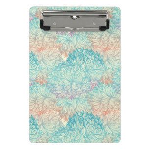 Mini Porte-bloc Motif floral multicolore de griffonnage
