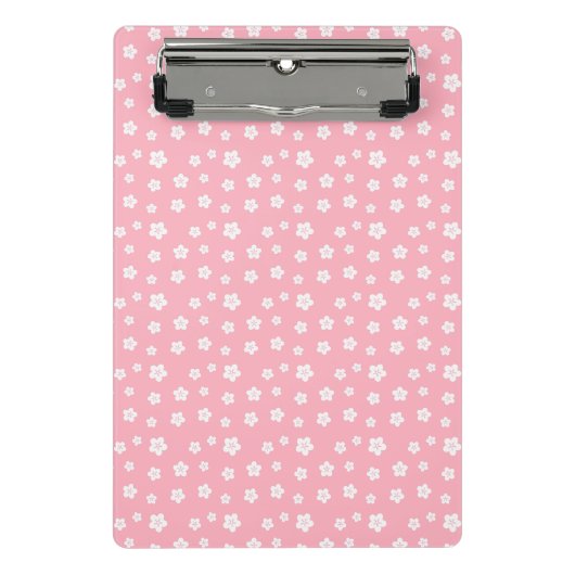 Mini Porte-bloc Motif floral rose (Devant)