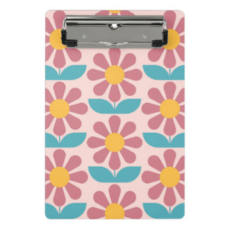 Mini Porte-bloc motif floral scandinave, style rétro, moyen centen