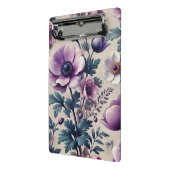 Mini Porte-bloc motif floral transparent avec anémone belle (Angle2)