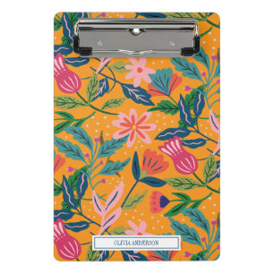 Mini Porte-bloc Motif floral tropical moderne