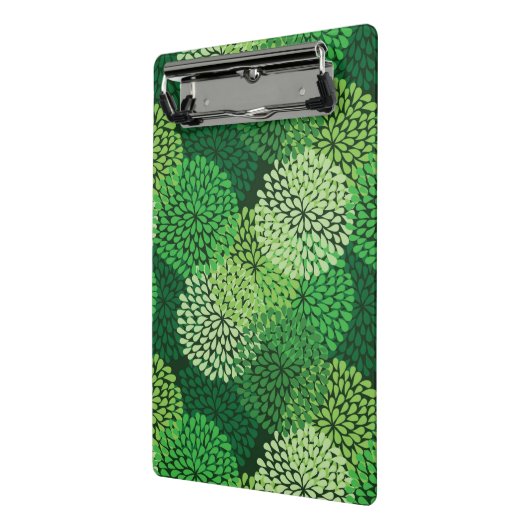 Mini Porte-bloc Motif floral vert (Angle2)