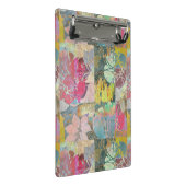 Mini Porte-bloc Motif grunge floral d'art (Incliné)