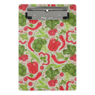 Mini Porte-bloc Motif lumineux des légumes frais