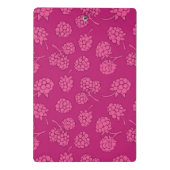 Mini Porte-bloc Motif magenta de baie (Dos)