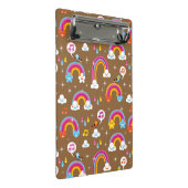 Mini Porte-bloc motif mignon d'arcs-en-ciel (Incliné)