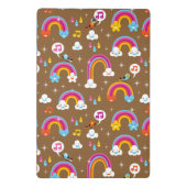 Mini Porte-bloc motif mignon d'arcs-en-ciel (Dos)