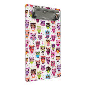 Mini Porte-bloc Motif mignon d'arrière - plan de hibou pour des (Incliné)