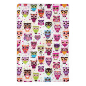 Mini Porte-bloc Motif mignon d'arrière - plan de hibou pour des (Dos)