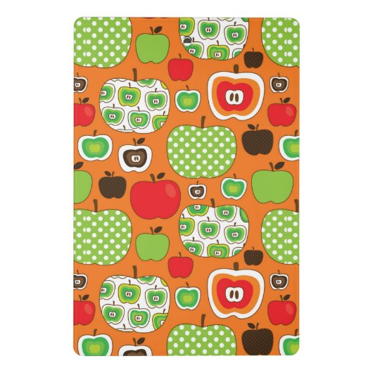 Mini Porte-bloc Motif mignon d'illustration de pomme (Dos)