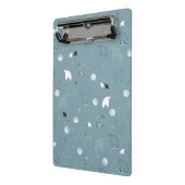 Mini Porte-bloc motif montrant un polaire mignon (Angle2)