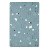 Mini Porte-bloc motif montrant un polaire mignon (Dos)