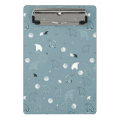 Mini Porte-bloc motif montrant un polaire mignon (Devant)