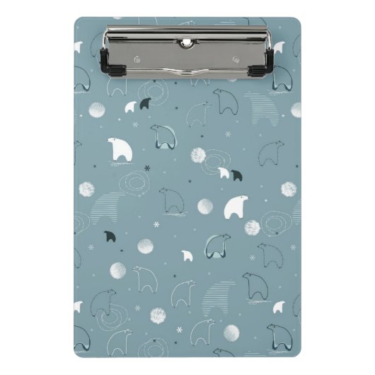 Mini Porte-bloc motif montrant un polaire mignon (Devant)