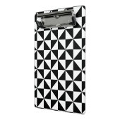 Mini Porte-bloc Motif noir et blanc de triangle (Angle2)