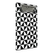 Mini Porte-bloc Motif noir et blanc de triangle (Incliné)