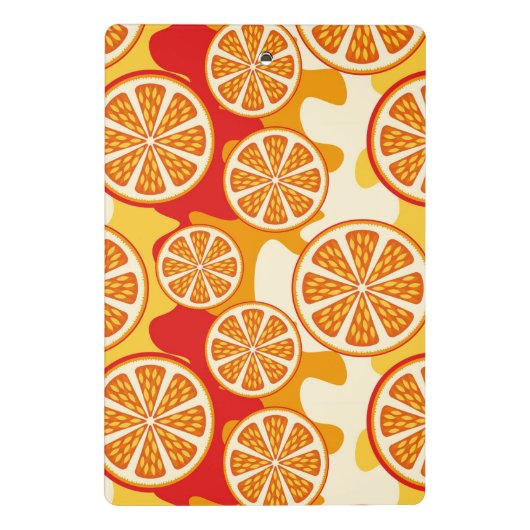 Mini Porte-bloc Motif orange (Dos)