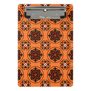 Mini Porte-bloc Motif orange de Suzani