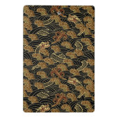 Mini Porte-bloc Motif oriental de dragon de mer (Dos)