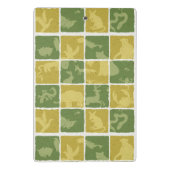 Mini Porte-bloc motif orienté de zoo (Dos)